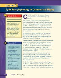 Early Developments in Commercial Flight