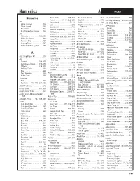 Numerics a INDEX