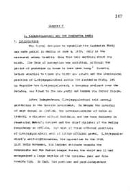 Chapter V I. Introduction the Formal Decision to Establish the Swatantra