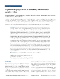 Diagnostic Imaging Features of Necrotizing Enterocolitis: a Narrative Review