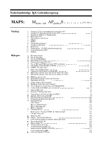 MAPS: Minutes and Appendices ::::: ::::: ::::: ::::: ::#12 (94.1) E
