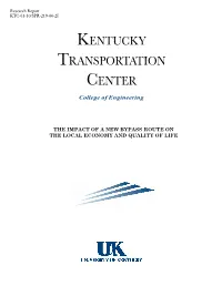 The Impact of a New Bypass Route on the Local Economy and Quality of Life