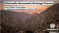Wikimedia Movement Strategy Process