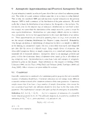 9 Asymptotic Approximations and Practical Asymptotic Tools