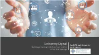 Delivering Digital Building a Learning Health and Care System a Five Year Strategy