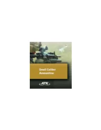 Small Caliber Ammunition Checklist