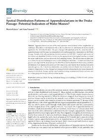 Spatial Distribution Patterns of Appendicularians in the Drake Passage: Potential Indicators of Water Masses?