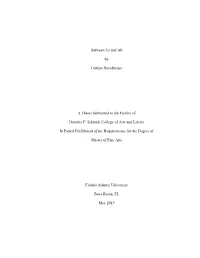 Between Us and All by Caitlyn Davidheiser a Thesis Submitted To