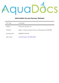 Information Access Survey Vietnam