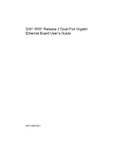 SGI® IRIS® Release 2 Dual-Port Gigabit Ethernet Board User's Guide