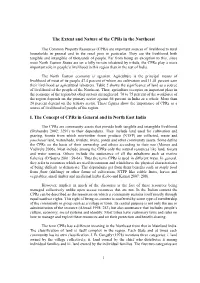 The Extent and Nature of the Cprs in the Northeast I. the Concept Of