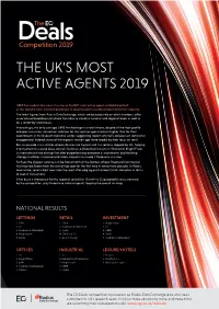 The Uk's Most Active Agents 2019