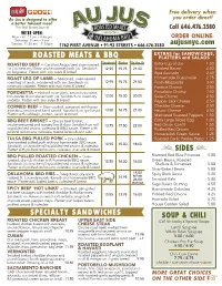 AJM Menu 3.11.19
