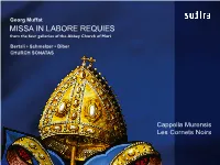Digibooklet Muffat: Missa in Labore Requies