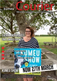 Kumeu Show NOW 27TH MARCH Circulation Is 10,000 Print Copies and 3371 Opened and Read Email Copies