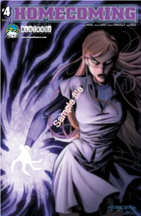 Sample File HOMECOMING CREATED BY: MICHAEL TURNER, DAVID WOHL, BRAD FOXHOVEN and SCOTT LOBDELL
