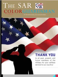 SAR Color Guardsman of the Year