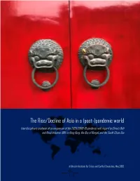 The Rise/Decline of Asia in a (Post-)Pandemic World