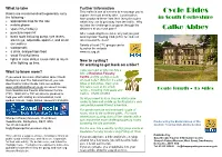 Cycling at Calke