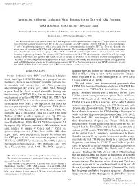 Interaction of Bovine Leukemia Virus Transactivator Tax with Bzip Proteins