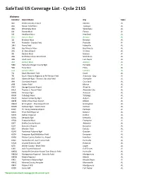 Safetaxi US Coverage List - Cycle 21S5