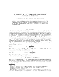 Asymptotics of the Number of Standard Young Tableaux of Skew Shape