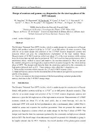 Design of Neutron and Gamma Ray Diagnostics for the Start-Up Phase of the DTT Tokamak