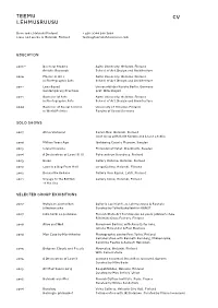 Teemu Lehmusruusu Cv