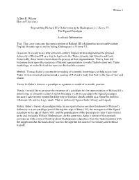 Wilson 1 Jeffrey R. Wilson Harvard University Stigmatizing