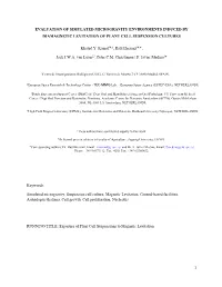 1 Evaluation of Simulated Microgravity Environments