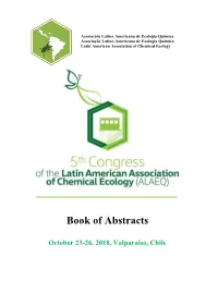 Book of Abstracts O