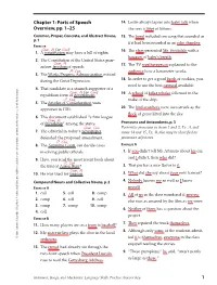 Chapter 1: Parts of Speech Overview, Pp. 1–25