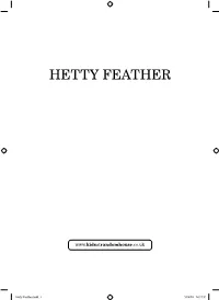 Hetty Feather.Indd