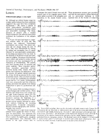 Letters Anterior Part of the Cingulate Gyrus