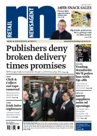 Publishers Deny Broken Delivery Times Promises