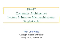 Single-Cycle