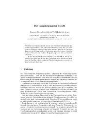 Der Compilergenerator Coco/R