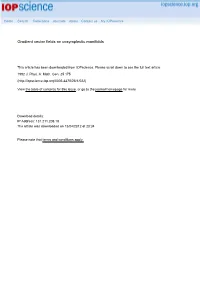 Gradient Vector Fields on Cosymplectic Manifolds
