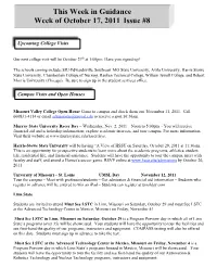 October 17 Issue Week 8