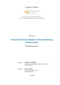 Towards High Performability in Advanced Metering Infrastructures