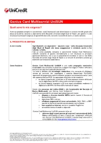 Genius Card Multiservizi Unisun