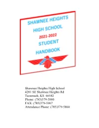 SHHS Student Handbook