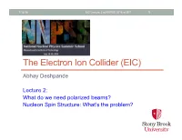 The Electron Ion Collider (EIC)