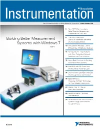 Using Labview and NI PXI Hardware, We Achieved