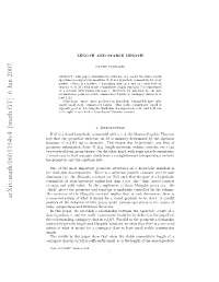 Arxiv:Math/0605354V4 [Math.GT] 6 Jun 2007 Oino Hti En O Ojgc Ls Ohv Ml Tbeco Stable Small Have to Class Conjugacy a for Means It Length