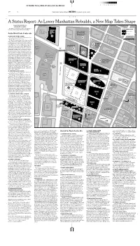 As Lower Manhattan Rebuilds, a New Map Takes Shape