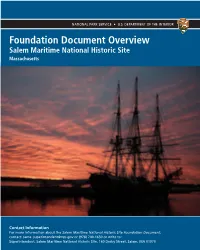 Foundation Document Overview, Salem