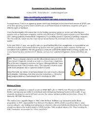Introduction to Linux