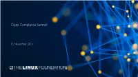 Open Compliance Summit 2017 V3