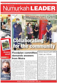 Floodplan Committee Demands Answers from Moira Continued from Front Page